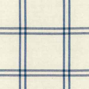 Luberon Plaid Indigo 55715 by Schumacher Fabric