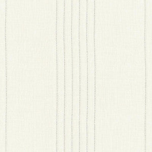 Eleanor Sheer Stripe Cream 55790 by Schumacher Fabric