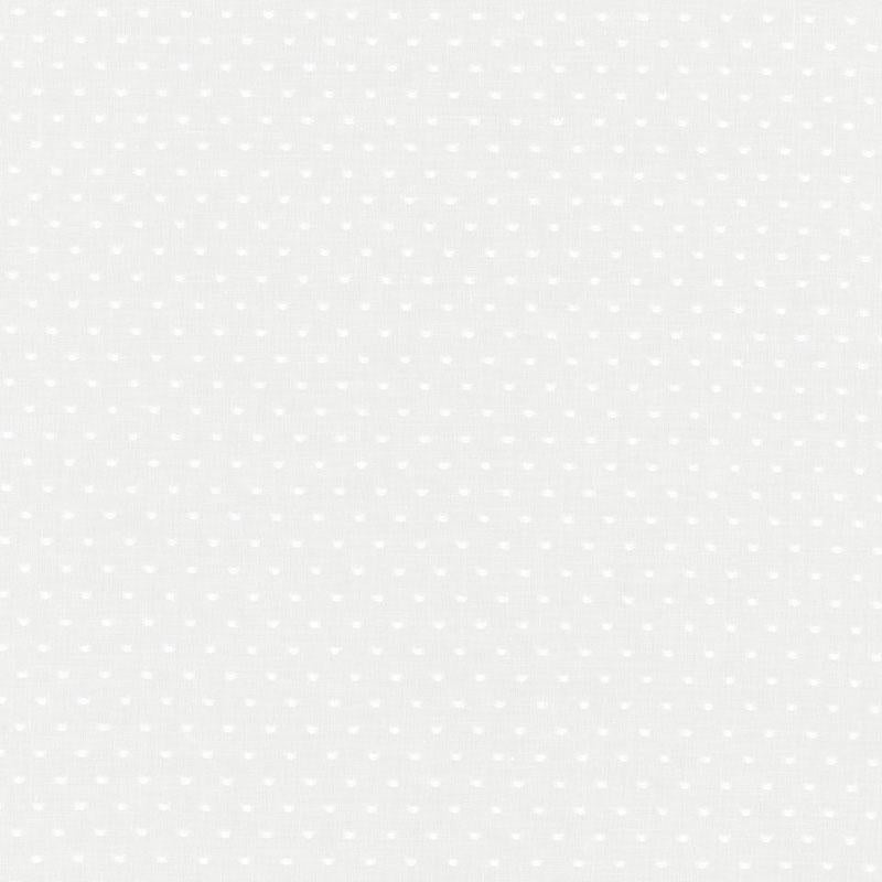 Rosabel Dot Sheer White 55990 by Schumacher Fabric Radiance Sheers - Fabric Carolina -