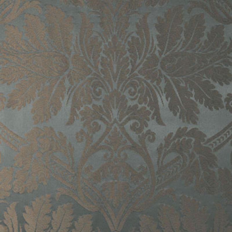 Luciano Silk Damask Azurro 60422 by Schumacher Fabric Palazzo 25.62" - Fabric Carolina -