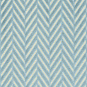 Regent Velvet Herringbone Aqua 62171 by Schumacher Fabric