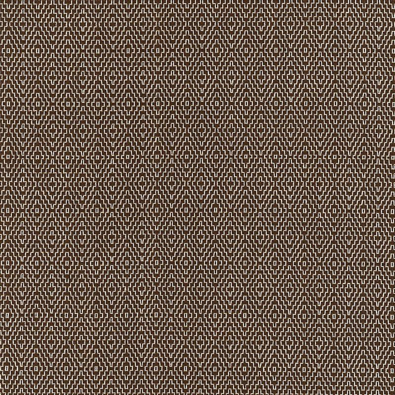 Hampton Court Diamond Chocolate 62536 by Schumacher Designer Fabric Chroma - Swanky Fabrics -