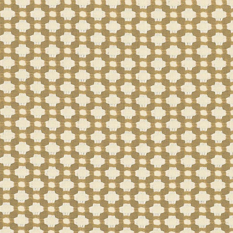 Betwixt Biscuit/Ivory 62616 by Schumacher Fabric Essentials: Small-Scale Upholstery 1.62" - Fabric Carolina -