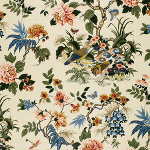 Anshun Paprika & Blue 75020 by Schumacher Fabric