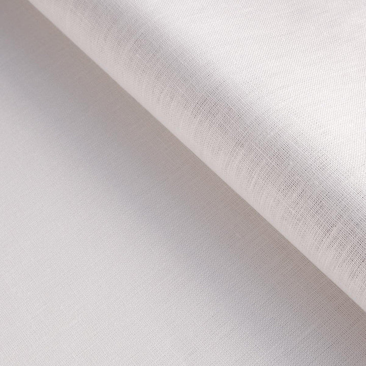 Middleton Linen White 93180 by Schumacher Designer Fabric Perfect Basics: Linen - Swanky Fabrics -