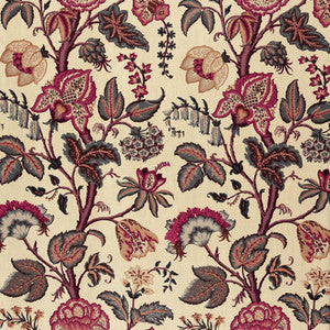 Tree Of Life Spice On Linen 172611 by Schumacher Fabric