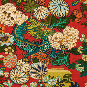 Chiang Mai Dragon Lacquer 173271 by Schumacher Fabric