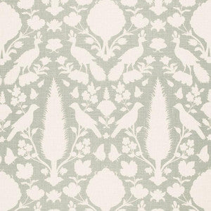 Chenonceau Aquamarine 173562 by Schumacher Fabric