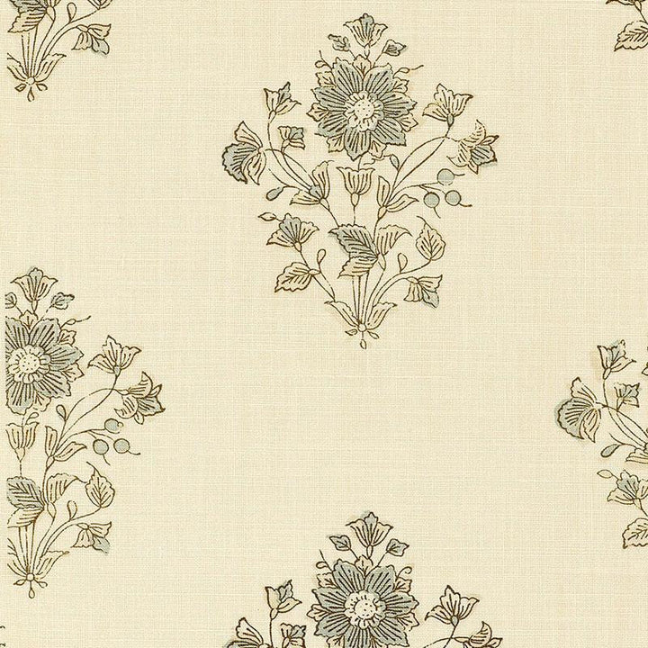 Beatrice Bouquet Mineral 173761 by Schumacher Fabric Country Chic 13.5" - Fabric Carolina -