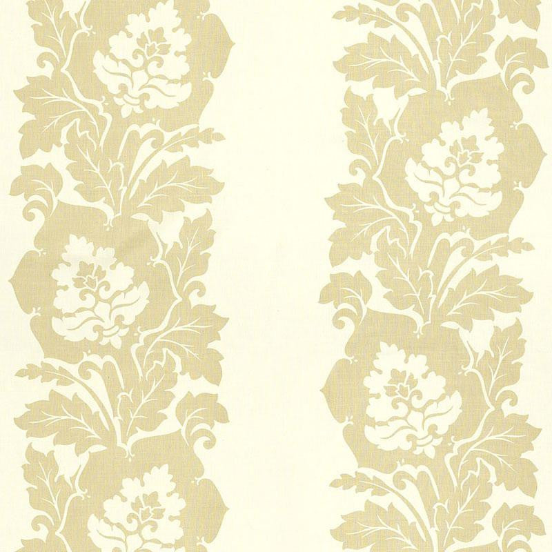 Margate Damask Print Linen 173850 by Schumacher Designer Fabric Classic Prints 54.0" - Swanky Fabrics -