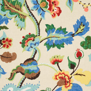 Khantau Tree Cream 173910 by Schumacher Fabric
