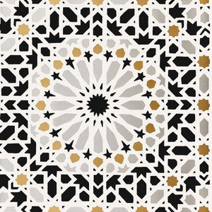 Nasrid Palace Mosaic Mica 5005961 by Schumacher Wallpaper
