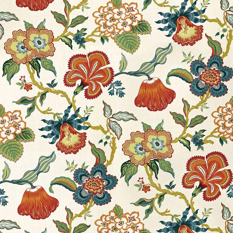 Hothouse Flowers Spark 174031 by Schumacher Designer Fabric Celerie Kemble 27.0" - Swanky Fabrics -