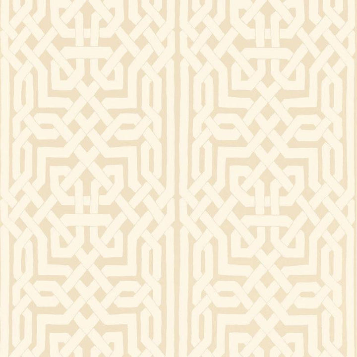 Malaga Flax 5005930 by Schumacher Designer Wallpaper Byzantium 27.0" - Swanky Fabrics -