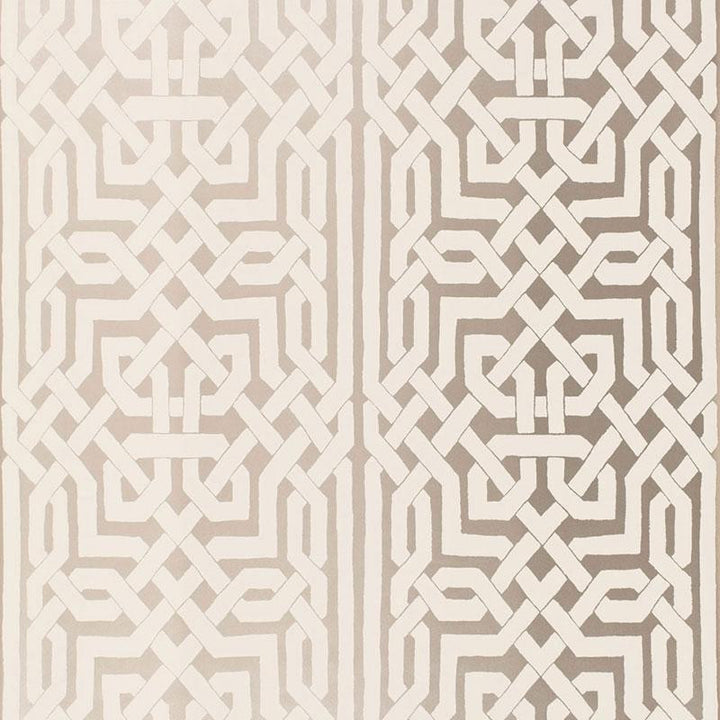 Malaga Silver 5005932 by Schumacher Wallpaper Byzantium 27.0" - Fabric Carolina -