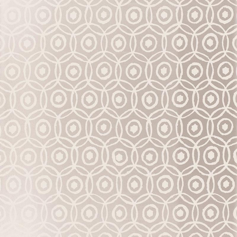 Alcazaba Silver 5005950 by Schumacher Designer Wallpaper Byzantium 13.5" - Swanky Fabrics -