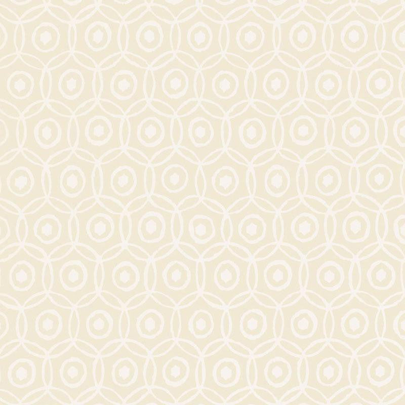 Alcazaba Bisque 5005951 by Schumacher Designer Wallpaper Byzantium 13.5" - Swanky Fabrics -