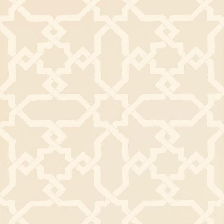 Cordoba Flax 5005920 by Schumacher Wallpaper Byzantium 13.5" - Fabric Carolina -