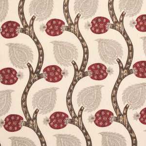 Nurata Embroidery Stone 174182 by Schumacher Fabric