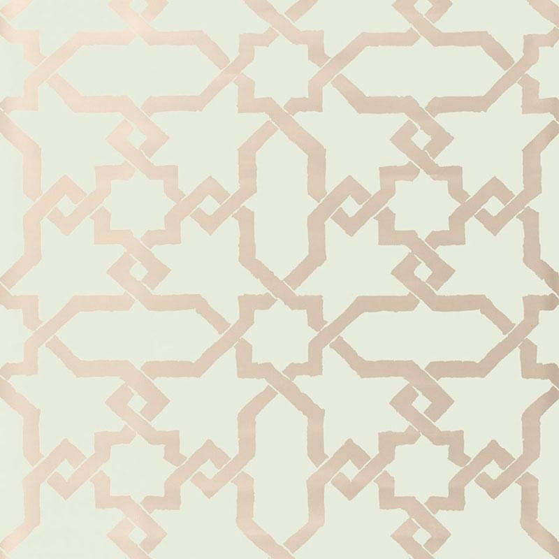 Cordoba Mist 5005921 by Schumacher Wallpaper Byzantium 13.5" - Fabric Carolina -