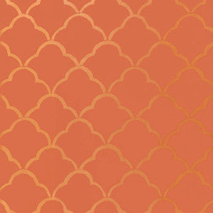 Costa Del Sol Cinnabar 5005943 by Schumacher Wallpaper