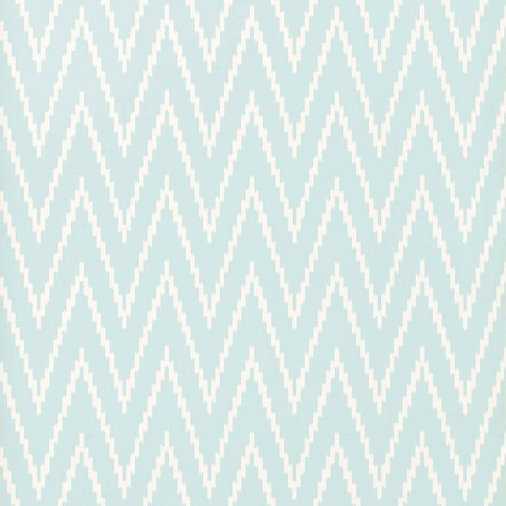 Kasari Ikat Sky 5005992 by Schumacher Wallpaper Byzantium 13.5" - Fabric Carolina -