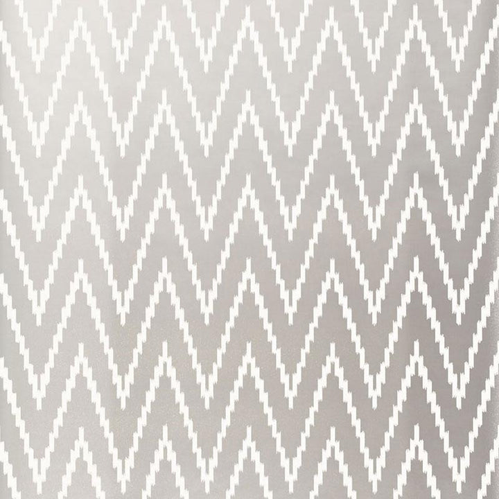 Kasari Ikat Silver 5005993 by Schumacher Wallpaper Byzantium 13.5" - Fabric Carolina -
