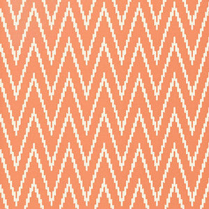 Kasari Ikat Terra Cotta 5005994 by Schumacher Wallpaper