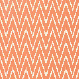 Kasari Ikat Terra Cotta 5005994 by Schumacher Wallpaper