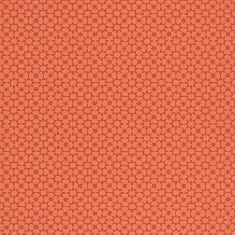 Medina Persimmon 5006014 by Schumacher Designer Wallpaper Byzantium 6.75" - Swanky Fabrics -