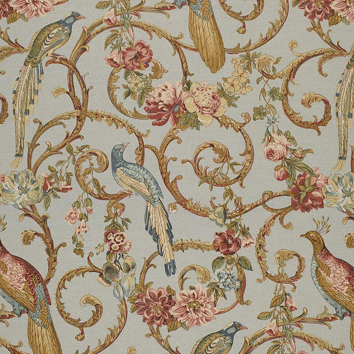 Madrigal Sky 1124002 by Schumacher Fabric Classic Prints 27.0" - Fabric Carolina -
