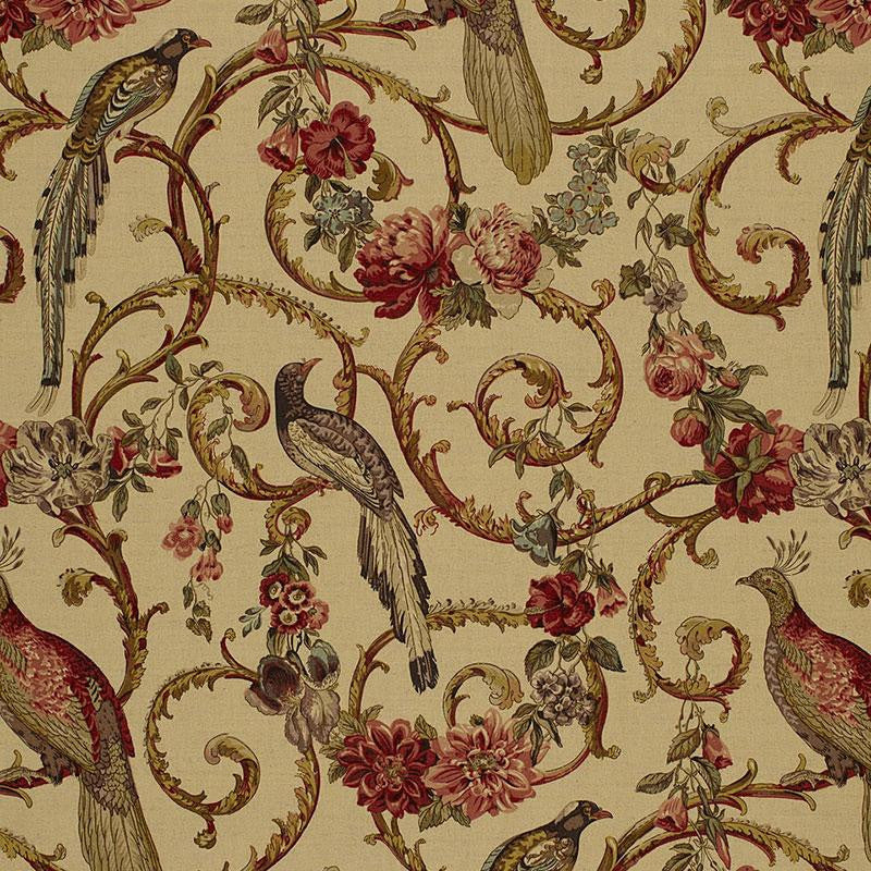 Madrigal Document 1124012 by Schumacher Fabric Classic Prints 27.0" - Fabric Carolina -