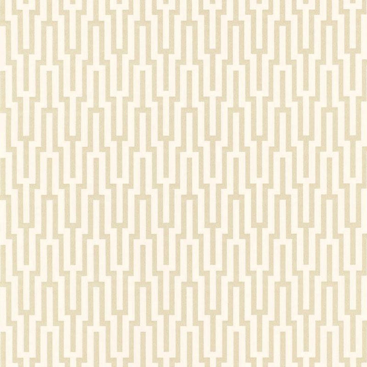 Metropolitan Fret Crystal 5005890 by Schumacher Wallpaper Byzantium 3.38" - Fabric Carolina -