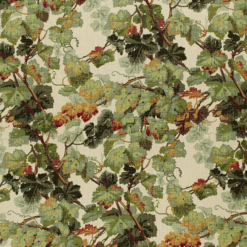 Arbor Vine Document 1212012 by Schumacher Designer Fabric Classic Prints 13.5" - Swanky Fabrics -