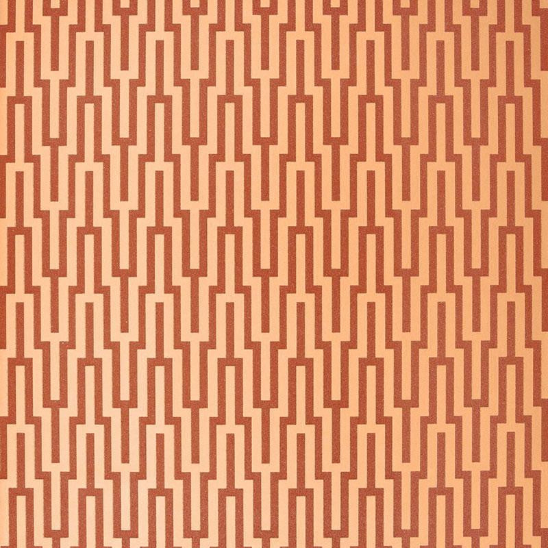 Metropolitan Fret Amber 5005893 by Schumacher Wallpaper Byzantium 3.38" - Fabric Carolina -