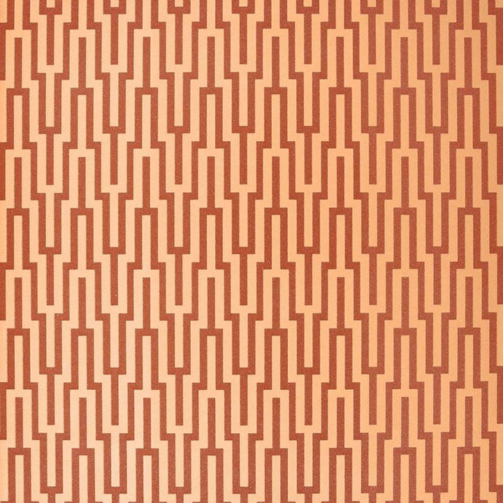 Metropolitan Fret Amber 5005893 by Schumacher Wallpaper Byzantium 3.38" - Fabric Carolina -
