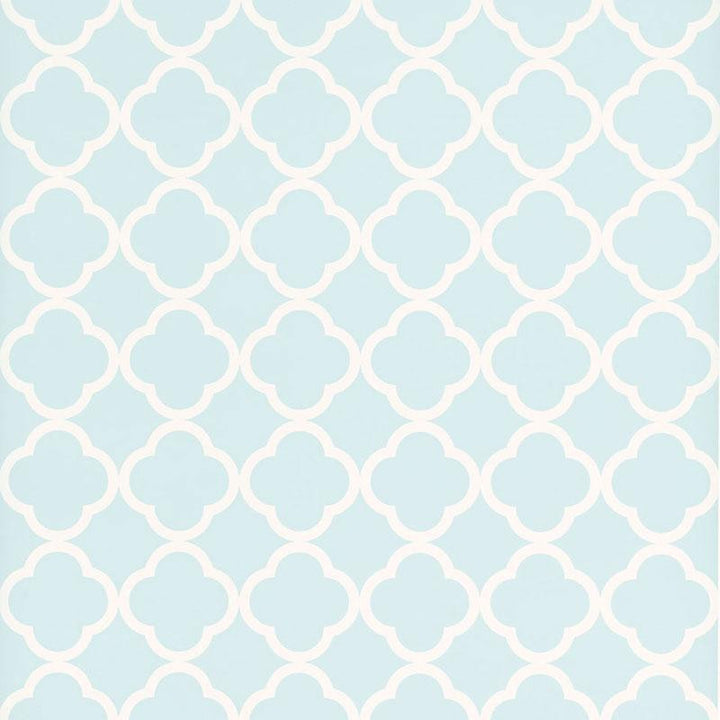 Morocco Sky 5005871 by Schumacher Wallpaper Byzantium 4.5" - Fabric Carolina -