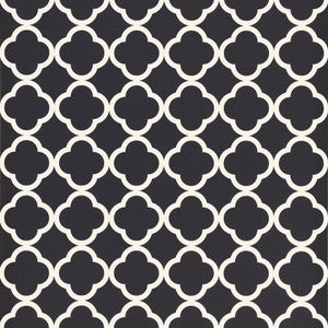 Morocco Black 5005876 by Schumacher Wallpaper