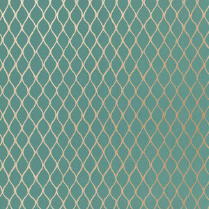 Valencia Turquoise 5005911 by Schumacher Wallpaper
