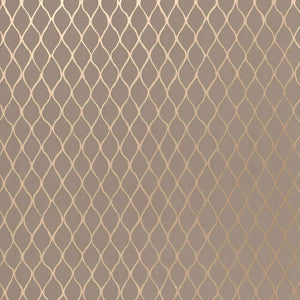 Valencia Taupe / Pewter 5005912 by Schumacher Wallpaper