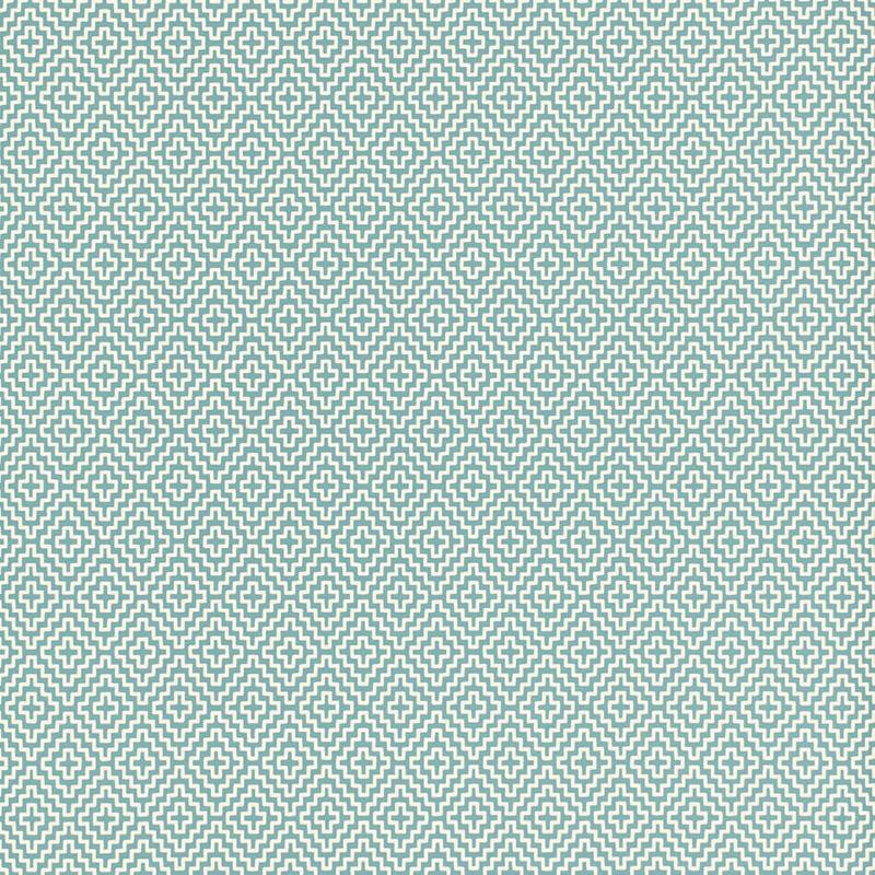 Soho Diamond Teal 5006002 by Schumacher Wallpaper Byzantium 4.5" - Fabric Carolina -