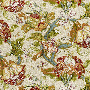 Ariella Jacobean Ecru 1319002 by Schumacher Fabric
