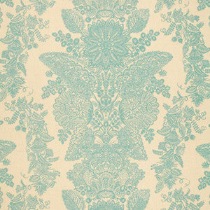 Lace Aqua 2643833 by Schumacher Fabric