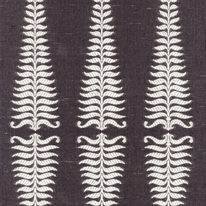 Fern Tree Ivory/Grey Flannel 2643881 by Schumacher Fabric Orient Express 3.5" - Fabric Carolina -