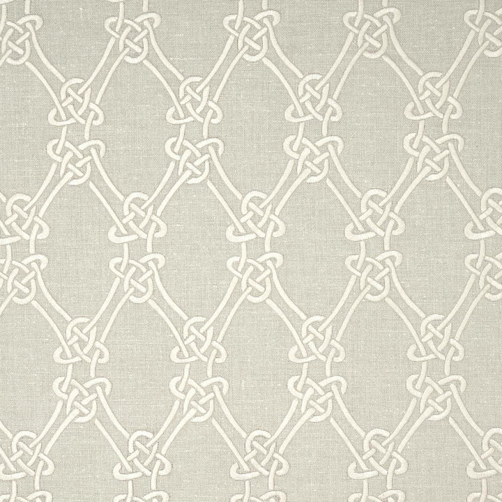 Gordian Weave Natural On Greige 2643921 by Schumacher Fabric Au Naturel 6.12" - Fabric Carolina -