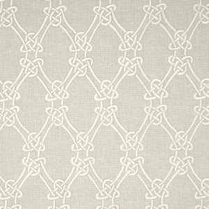Gordian Weave Natural On Greige 2643921 by Schumacher Fabric