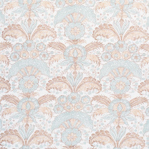 Calicut Aqua 1283004 by Schumacher Fabric