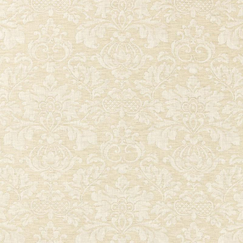 Montisi Linen Damask Buttermilk 66621 by Schumacher Fabric Palazzo 6.75" - Fabric Carolina -