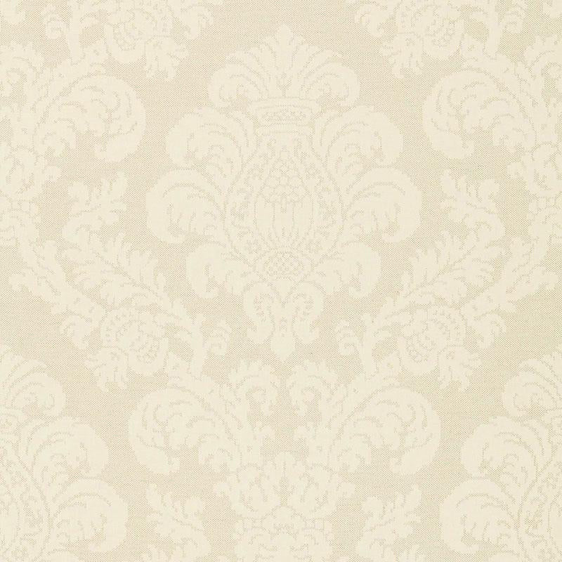 Firenze Linen Damask Sesame 66632 by Schumacher Designer Fabric Palazzo 13.88" - Swanky Fabrics -