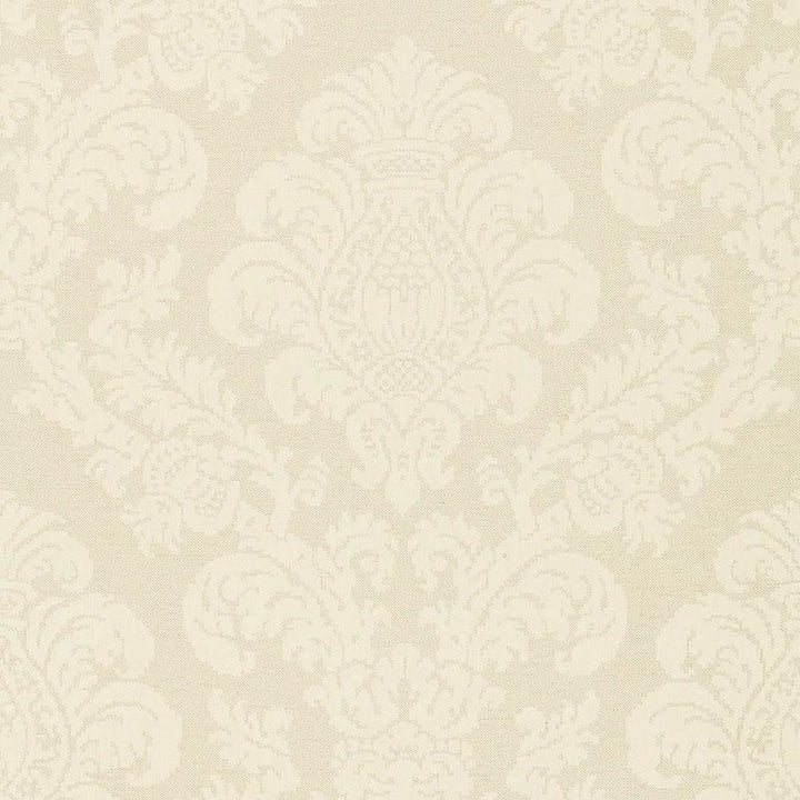 Firenze Linen Damask Sesame 66632 by Schumacher Designer Fabric Palazzo 13.88" - Swanky Fabrics -